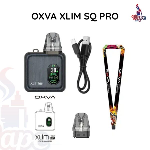 OXVA XLIM SQ PRO POD KIT black carbon
