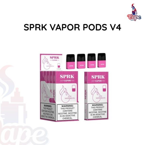 SPRK VAPOR PODS V4 Iced Watermelon