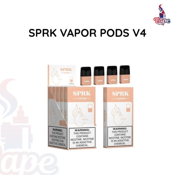 SPRK VAPOR PODS V4 Peach