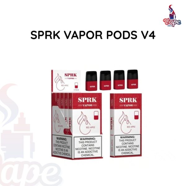 SPRK VAPOR PODS V4 Red Apple