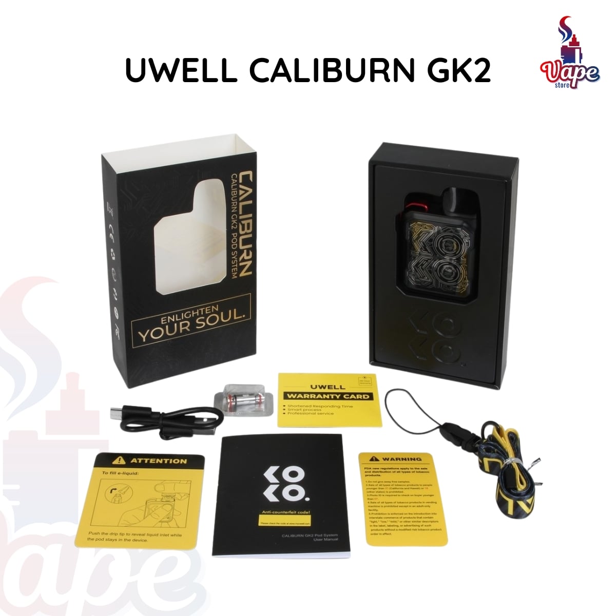 UWELL CALIBURN GK2 POD SYSTEM - Image 3