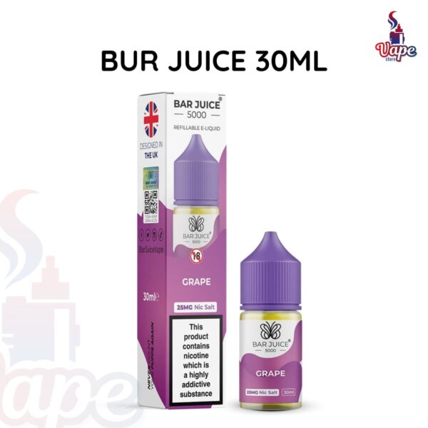 BAR JUICE 5000 SALTNIC 30ML Grape