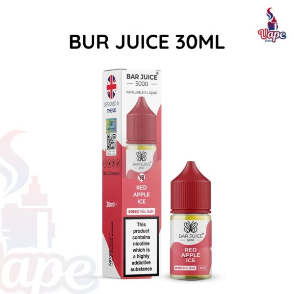 BAR JUICE 5000 SALTNIC 30ML Read Apple Ice