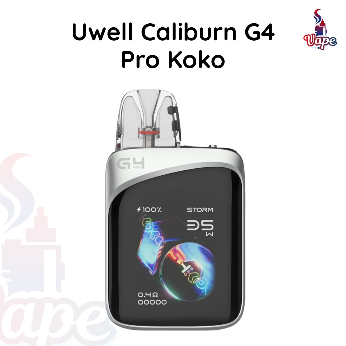 CrystUWELL CALIBURN G4 PRO KOKO POD KIT White