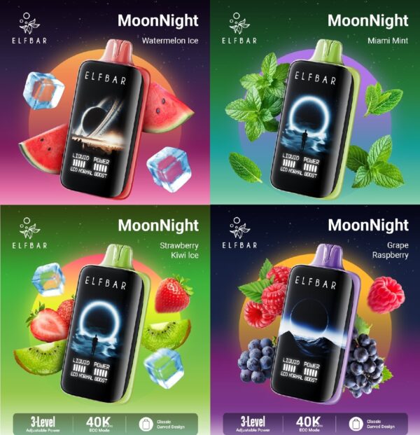 ELFBAR MOON NIGHT 40000 PUFFS IN DUBAI