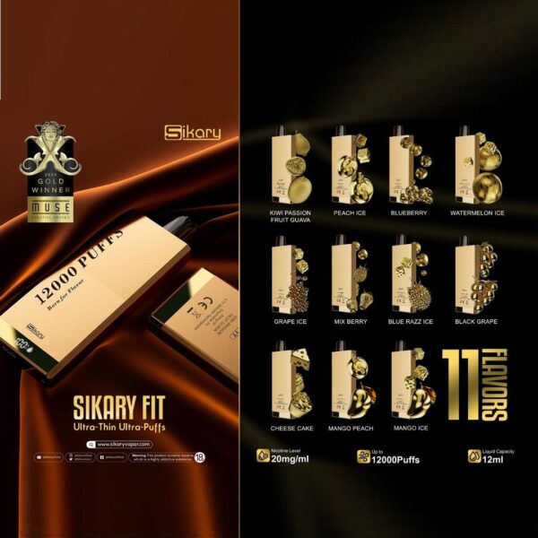 Sikary Fit 12000 Puffs