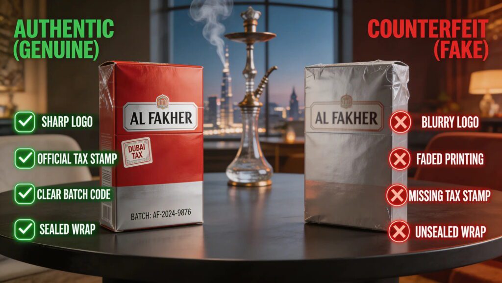 Al Fakher shisha shop Dubai 2026