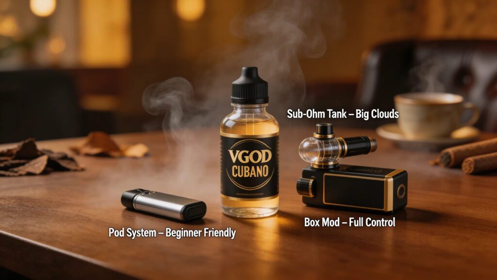 Cubano VGOD tobacco flavor
