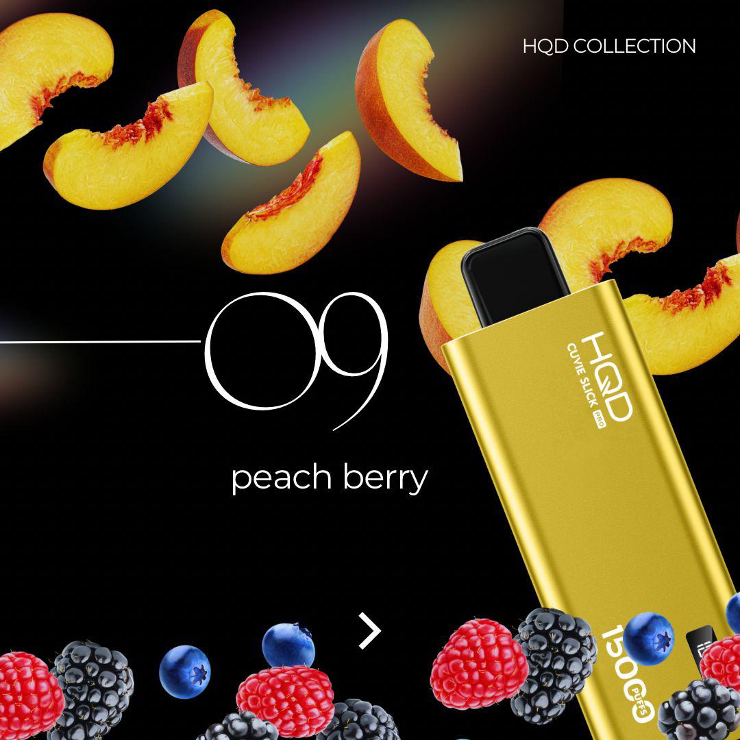 HQD Pro Cuvie Slick 15K Peach Berry