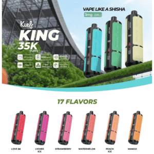 KIEF KING DISPOSABLE VAPE 3MG 35000 PUFFS