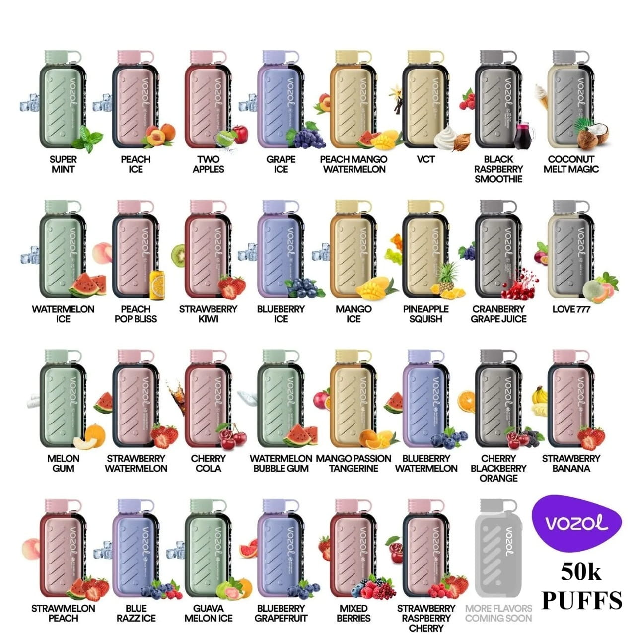 VOZOL Gear Ice & Sweet 50000 Puffs