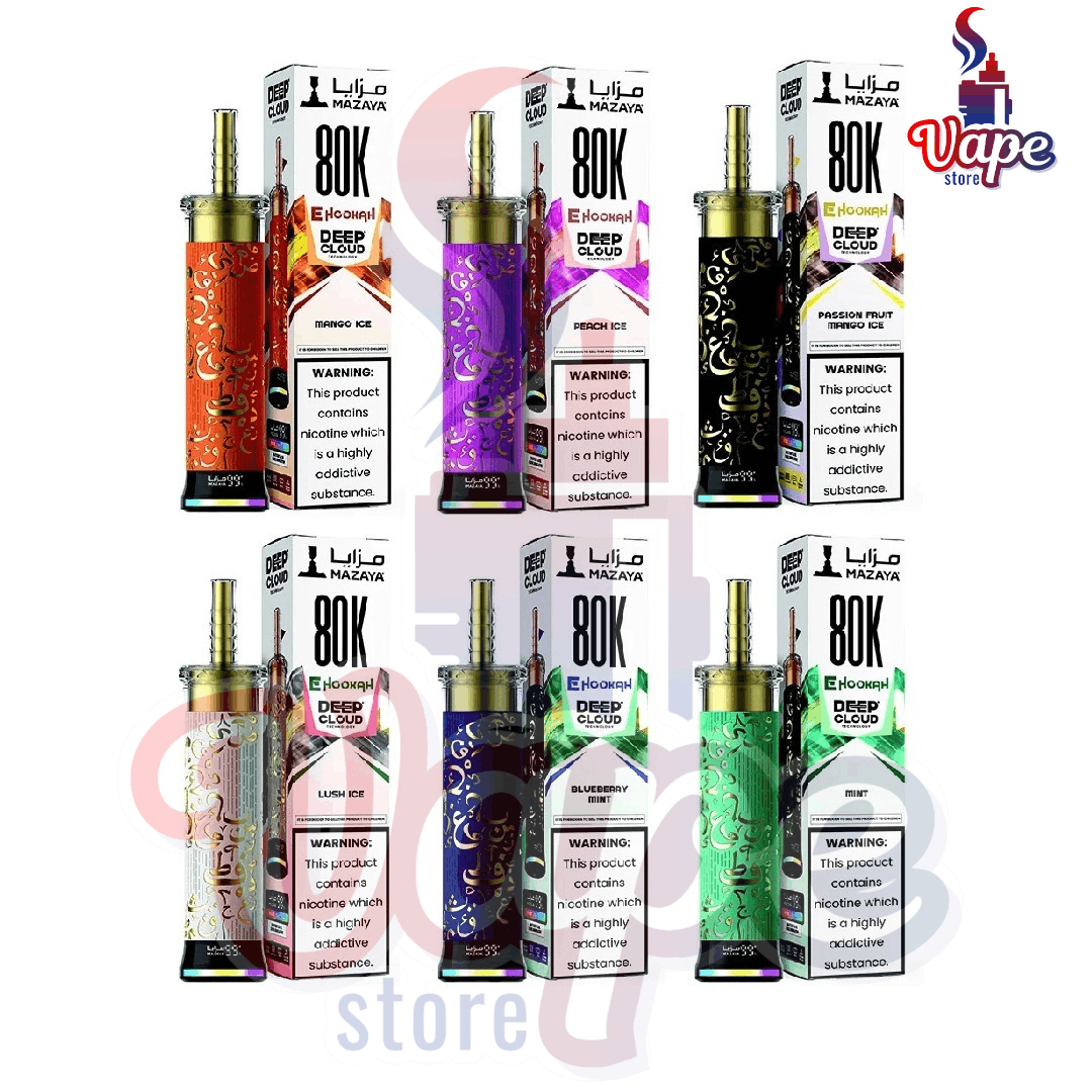 MAZAYA E-HOOKAH DEEP CLOUD 80000 PUFFS