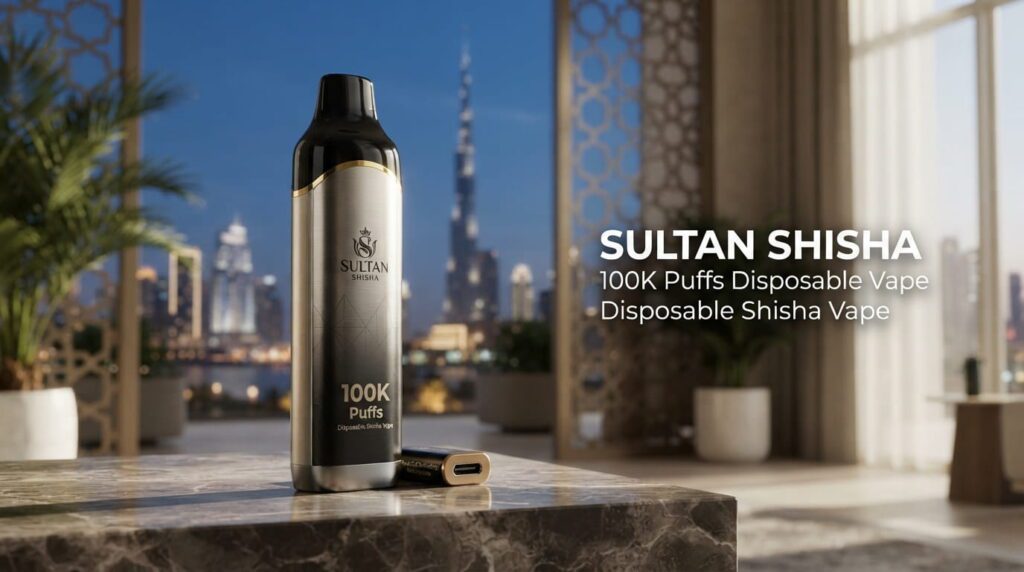 SULTAN SHISHA 100K PUFFS DISPOSABLE VAPE IN DUBAI 2026