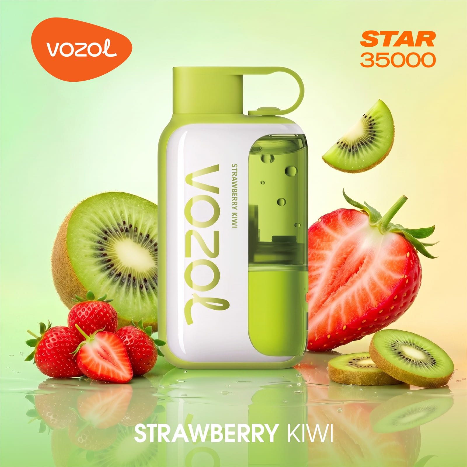 VOZOL STAR 35000 PUFFS DISPOSABLE VAPE STRAWBERRY KIWI