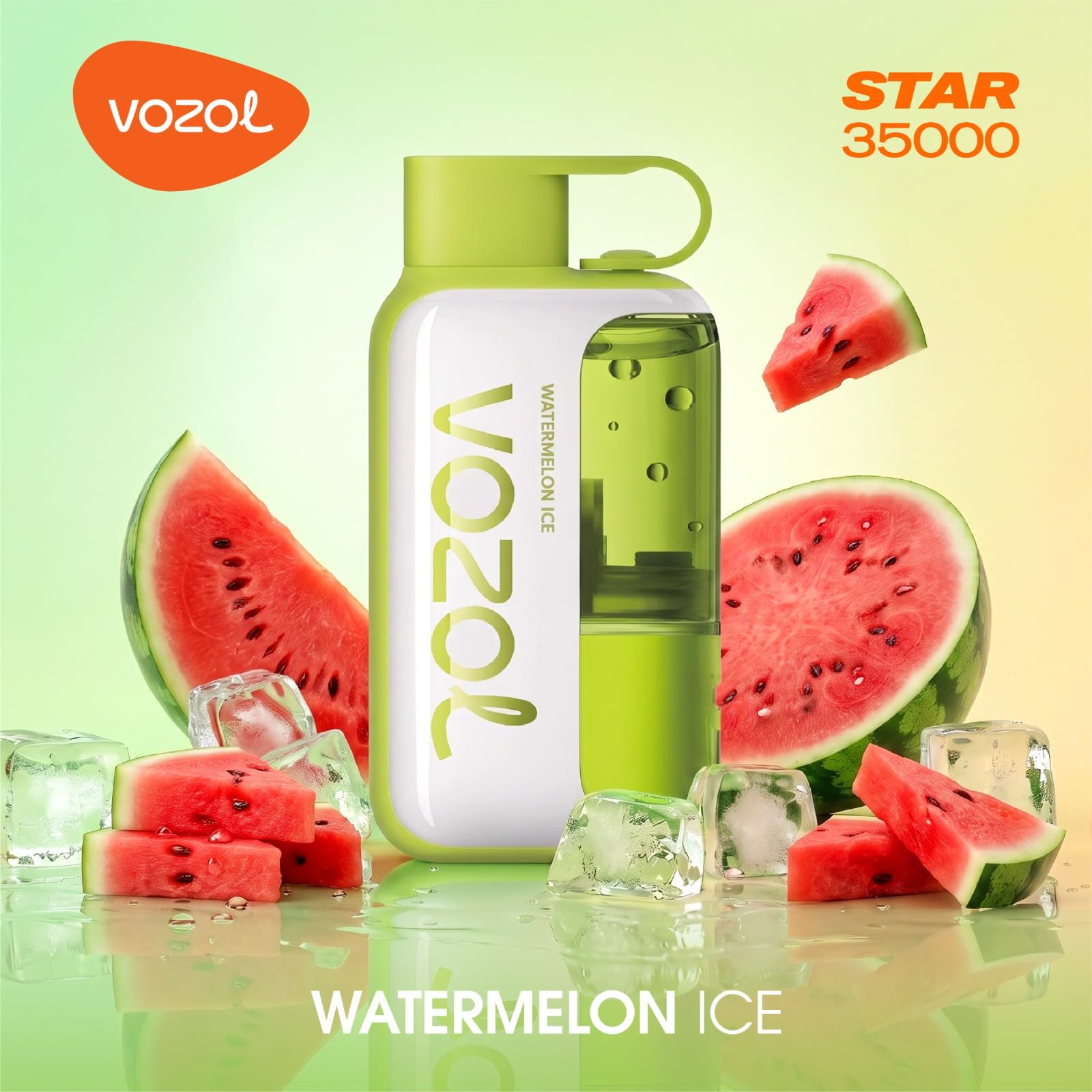 VOZOL STAR 35000 PUFFS DISPOSABLE VAPE WATERMELON ICE