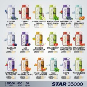 VOZOL STAR 35000 PUFFS DISPOSABLE VAPE in Dubai