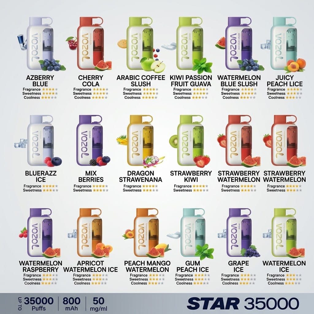 VOZOL STAR 35000 PUFFS DISPOSABLE VAPE in Dubai